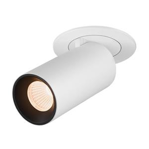 SLV LED Deckeneinbauspot Numinos Projector S in Weiß und Schwarz 8,6W 670lm 2700K 20°