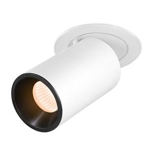 SLV LED Deckeneinbauspot Numinos Projector M in Weiß und Schwarz 17,5W 1460lm 2700K 20°