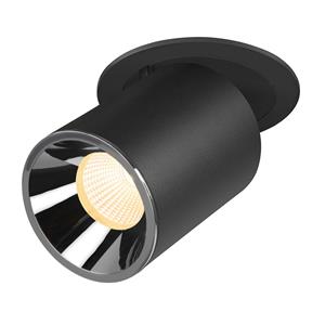 SLV -   Plafondlamp spots Numinos Zwart / Chroom  Aluminium