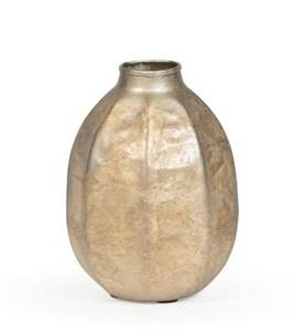 Dekocandle Vasen Vase silber-gold Ø11 x 16 cm (1 Stück) (mehrfarbig)