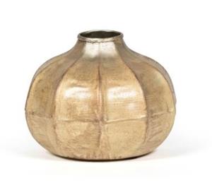 Dekocandle Vasen Vase silber-gold Ø15,5 x 11,5 cm (1 Stück) (mehrfarbig)