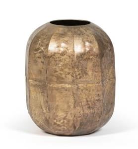 Dekocandle Vasen Vase silber-gold Ø16 x 18,5 cm (1 Stück) (mehrfarbig)
