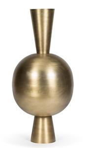 Dekocandle Vasen Trompetenvase Messing gold Ø39 x 87 cm (1 Stück) (gold)