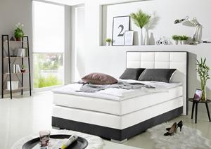 Inosign Boxspringbett, inklusive Topper und Wendekissen