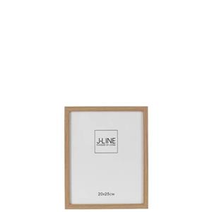 J-Line Fotokader Basic Hout Naturel Medium - 2 stuks