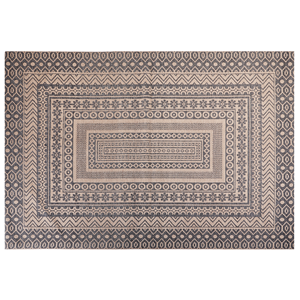 BELIANI Vloerkleed jute beige/grijs 160 x 230 cm BAGLAR