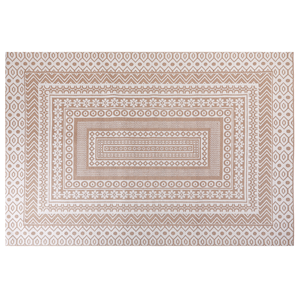 BELIANI Vloerkleed jute beige/wit 200 x 300 cm BAGLAR