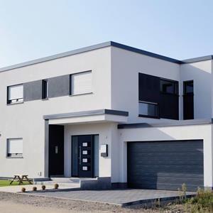 VIDAXL Haustür Anthrazit 100x210 Cm Aluminium Und Pvc