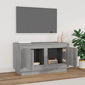 vidaXL Tv-meubel 80x35x45 cm bewerkt hout grijs sonoma eikenkleurig