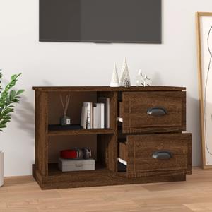 vidaXL Tv-meubel 73x35,5x47,5 cm bewerkt hout bruineikenkleurig