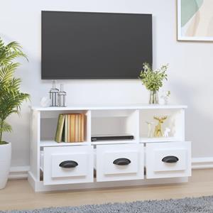 vidaXL Tv-meubel 100x35x50 cm bewerkt hout wit