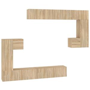 vidaXL TV-Schrank TV-Wandschrank Sonoma-Eiche Holzwerkstoff (1-St)