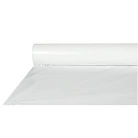 Tafelkleed Papstar, L 50 m x B 800 mm, dikte 45 μ, aan beide zijden te gebruiken, weerbestendige, afwasbare, recycleerbare LDPE-folie, wit, 6 rollen