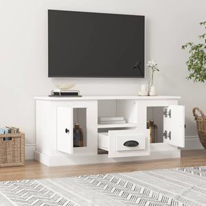 vidaXL Tv-meubel 100x35,5x45 cm bewerkt hout wit