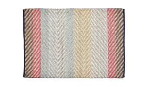 TOM TAILOR HOME Vloerkleed Pastel Stripe Platweefsel, met de hand geweven, materiaal: 60% katoen, 40% jute