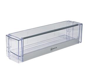 NEFF Seifenablage Abstellfach 00744792, Breite: 42,2 cm, transparent mit Klappe für Kühlschranktüre