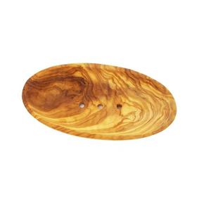 Mitienda Seifenschale Seifenschale aus Holz, Seifenablage oval groß