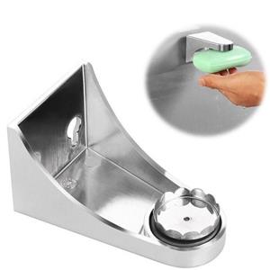 ALAOLY Seifenhalter Seifenhalter für frei hängende Badezimmer mit starkem Magnet, Der Seifenhalter wird einfach und sicher nur mit Klebstoff befestigt