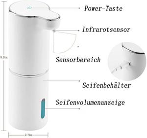 Lkupro Seifenspender Berührungsloser Seifenspender mit Sensor Infrarot