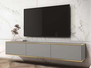 Mobistoxx Tv-meubel OROKI 3 klapdeuren grijs