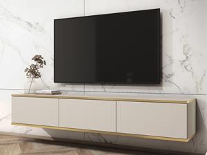 Mobistoxx Tv-meubel OROKI 3 klapdeuren beige