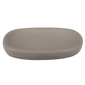 Houseproud Seifenablage Soft Concrete Seifenschale oval, Breite: 9 cm