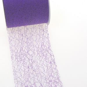 Deko AS Tischläufer Spiderweb Tischband-8cm lavendel-Rolle 25m-67 006-R 80