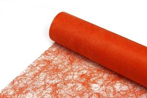 Deko AS Tischläufer Sizoflor Tischband orange 20 cm Rolle 5 Meter 60 005-R