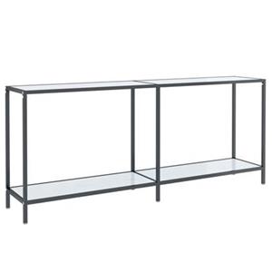 VidaXL Wandtafel 180x35x75,5 cm gehard glas wit