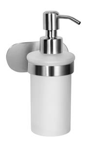 Ambrosya Seifenspender ohne Bohren Seifenhalter Glas Halter Seife Spender Seifenspender Bad Küche WC Badezimmer, (Packung), Leichte Montage