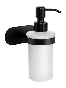 Ambrosya Seifenspender ohne Bohren Seifenhalter Glas Halter Seife Spender Seifenspender Bad Küche WC Badezimmer, (Packung), Leichte Montage