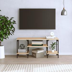 vidaXL Tv-meubel 102x35x45,5 cm bewerkt hout sonoma eikenkleurig