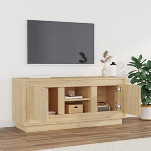 Vidaxl Tv-schrank Sonoma-eiche 102x35x45 Cm Holzwerkstoff