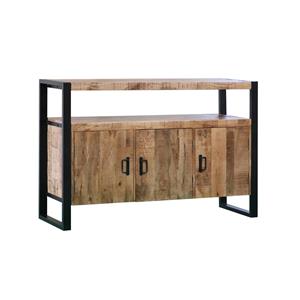 Lizzely Garden & Living TV meubel mangohout Maudy 135cm industrieel duurzaam massief hout