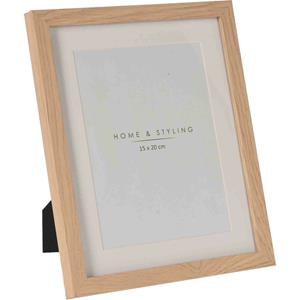 Home & Styling Houten fotolijst geschikt voor een foto van 15 x 20 cm - Fotolijsten