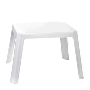Forte Plastics Kunststof kindertafel wit 55 x 66 x 43 cm - Bijzettafels