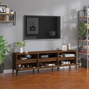 Vidaxl Tv-schrank Braun Eichen-optik 150x30x44,5 Cm Holzwerkstoff