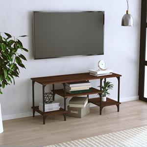 VidaXL Tv-meubel 102x35x45,5 cm bewerkt hout bruineikenkleurig