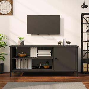 VidaXL Tv-meubel 100x40x45 cm bewerkt hout zwart