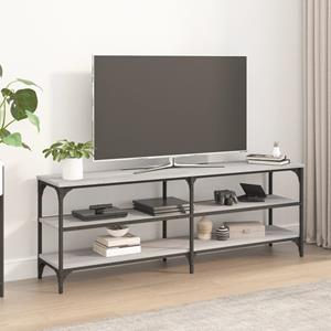 VidaXL Tv-meubel 140x30x50 cm bewerkt hout grijs sonoma eikenkleurig