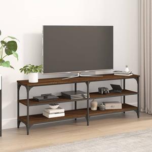 VidaXL Tv-meubel 140x30x50 cm bewerkt hout bruineikenkleurig