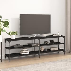 VidaXL Tv-meubel 160x30x50 cm bewerkt hout zwart