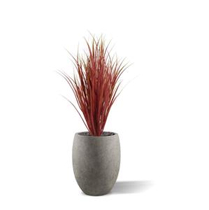 Kunst Rietgras Deluxe UV 95cm Burgundy