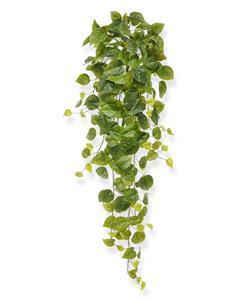 Philodendron kunst hangplant 80cm - groen