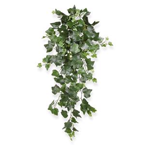 Hedera deluxe kunst hangplant 75cm - groen