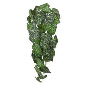 Anthurium Clarinervium kunst hangplant 80cm