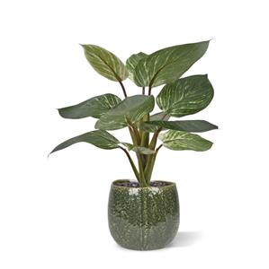 Philodendron Birkin kunstplant 30cm in pot