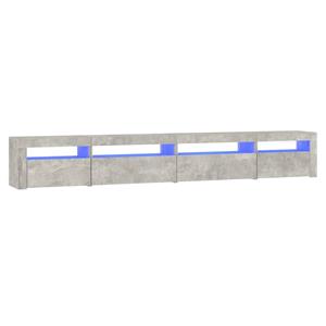 VidaXL Tv-meubel met LED-verlichting 270x35x40 cm betongrijs