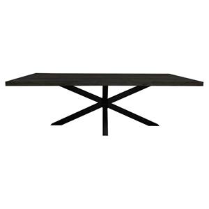 Starfurn Mangohouten eettafel Denver Black | 180 cm