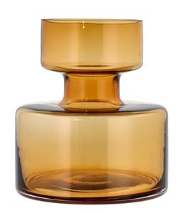 Lyngby Vasen Tubular Vase Glas amber 20 cm (orange)